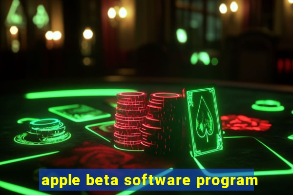 apple beta software program